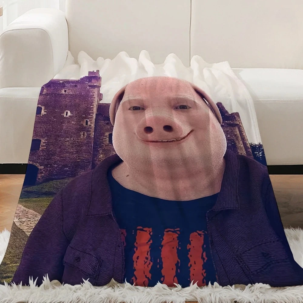 جون بورك بطانيات ناعمة منفوشة ورمي بطانية لطيفة منقوشة غطاء فاخر رمي أريكة الركبة ستوكات ستار H أنيمي الطفل المنزل #3