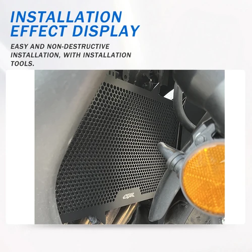 Imagen 2 del producto Para HONDA CB CBR 650F CBR650F CB650F cubierta de rejilla de radiador protección CB650R CBR650R CB 650R 2019 2020 2021 2022 2023 2024