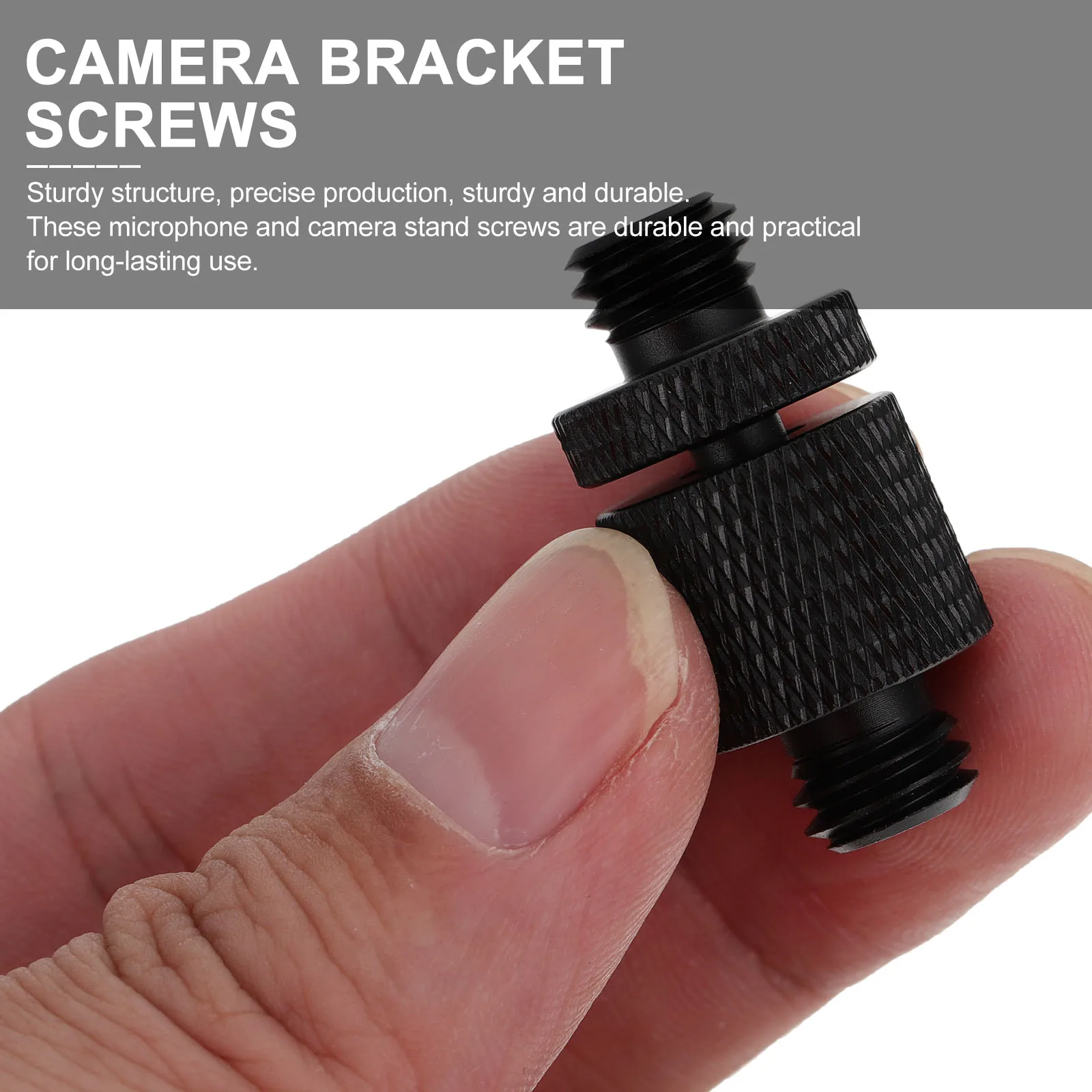 

Aluminum Camera Screws Durable Anti Rust Sturdy Microphone Rack Screws Structure Precise Microphone Holder Bolts