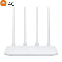 Original Xiaomi Mi WIFI Router 4C Roteador APP Control 64 RAM 802.11 b/g/n 2.4G 300Mbps 4 Antennas Wireless Routers Repeater