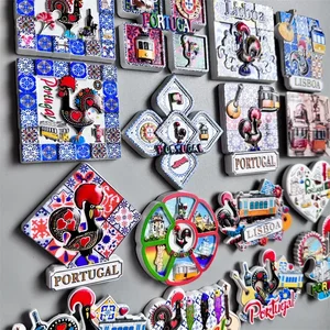 Kühlschrankmagnete, Gedächtnis, Harz, Magnet, Dekoration, Geschenk für Freunde 10 Hauptverkäufe Iman Aveiro Portugal - №4