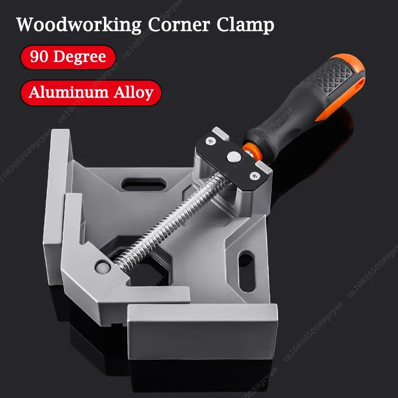 1PC Right Angle Clip Clamp Picture Frame Corner Clamp Right Angle Welding Woodworking Clamping Tool Aluminum Corner Clamp 90°