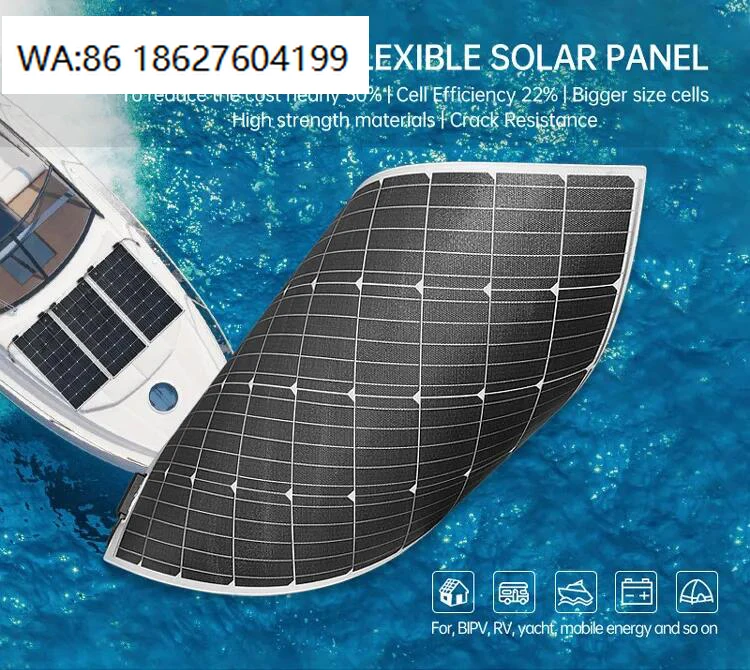 200W Low Price High Efficiency Solar Panel, 36 Cells Flexible PV Module Outdoor Off Grid Generation