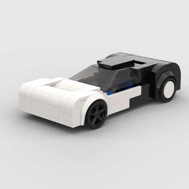 City Car Model MOC Building Bricks Leisure Commuter Vehicle Modular Technology Children Holiday Gifts Assemble Toys Suit