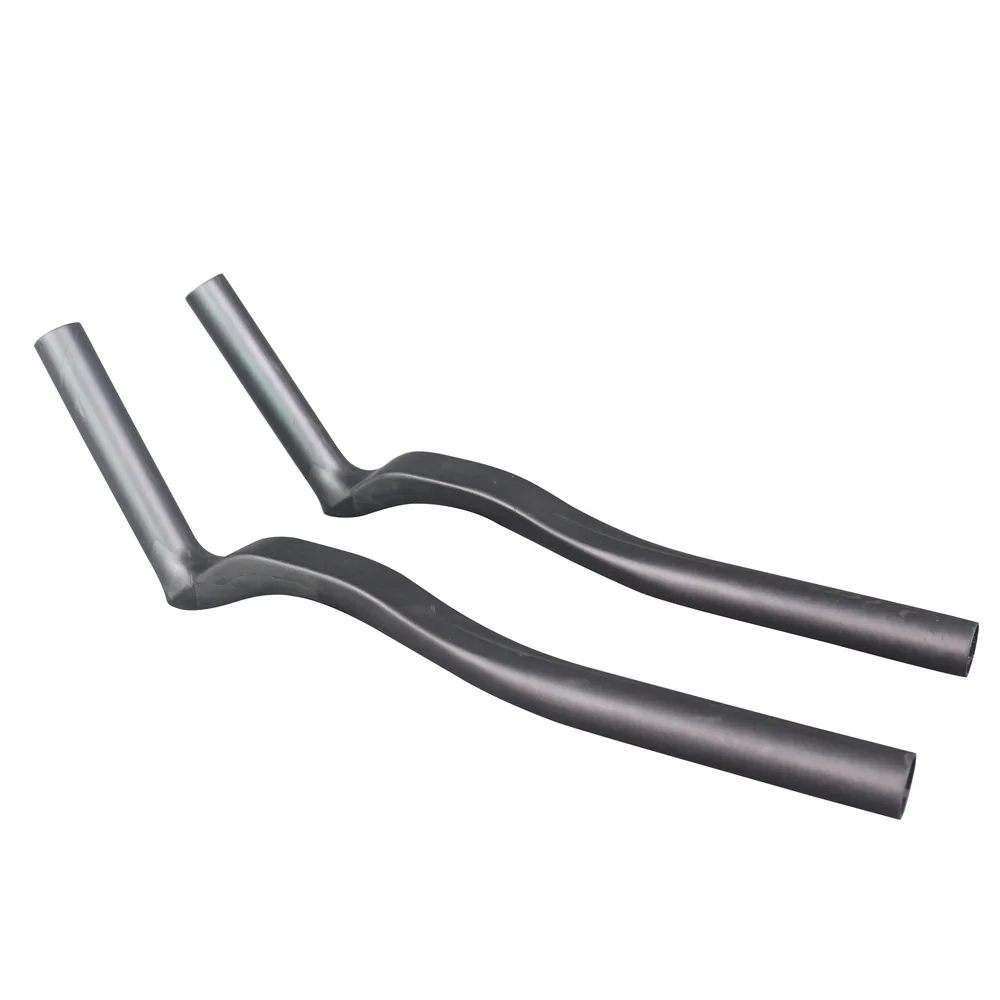 

Full Carbon Fiber TT hand Rest Handle Extension Bar Round tube 51 Degrees Handlebar Couplings HB003