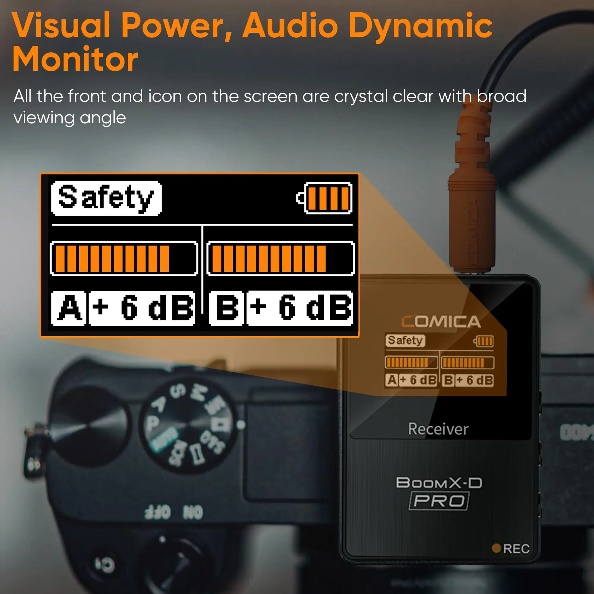 BoomX-D PRO Wireless Lavalier Microphone with 8GB Recording Capacity,  Noise Cancellation for Smartphone Camera PC