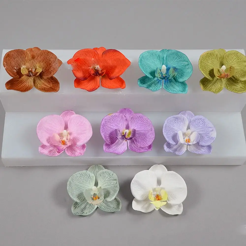 DIY Jewelry Making Craft Simulated Flower Handmade Accessories Hairpin Butterfly Orchid Flower Headdress Decoration Wedding