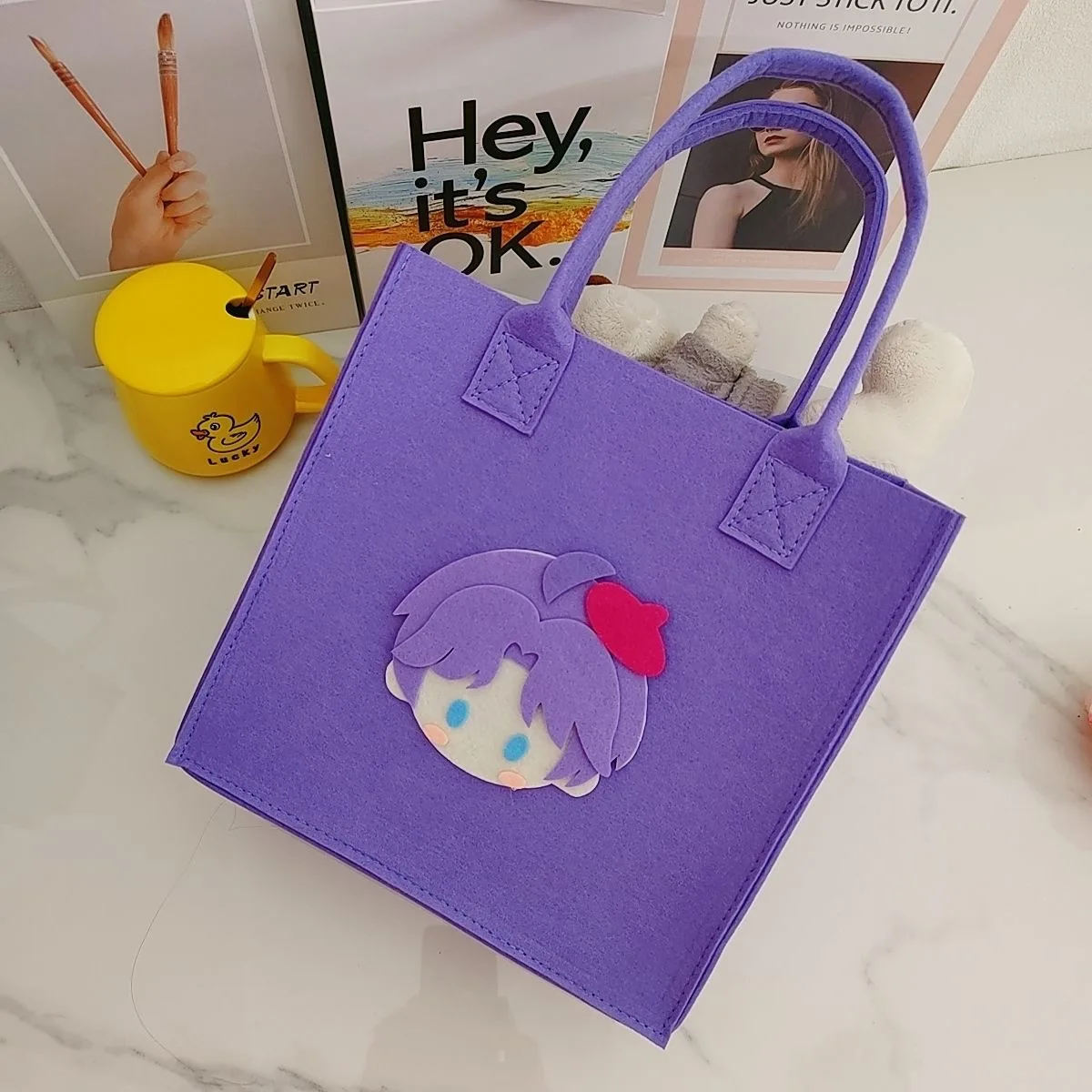 Love and Deep Space Caleb Sylus Rafayel Xavier Zayne Косплей Сумка для боли Простая фетровая сумка трехмерной формы