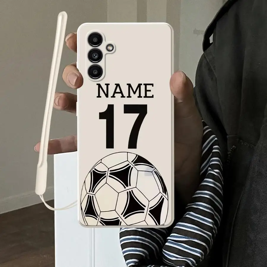 Football 17 Case for Samsung Galaxy A06 A20s A04 A03 A53 A30s A05 A71 A73 A50 A56 A02s Phone Cover