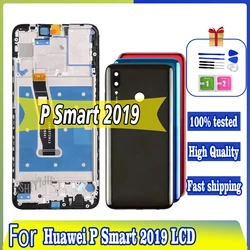 화웨이 P 스마트 2019 POT-LX1 LCD 디스플레이 터치 스크린, 화웨이 P smart2019 LCD 디지타이저 교체 어셈블리, 6.21 인치