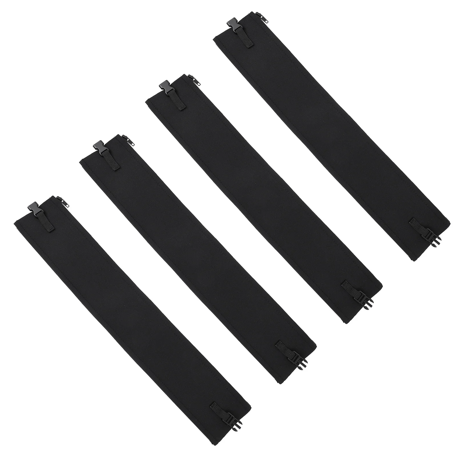 4pcs Neoprene Cable Sleeves Zipper Wire Organizer Sleeve For Cord Management Cable Protector Storage Bag Smooth Stretchy