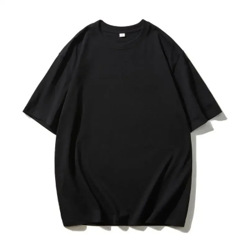 

2025 Summer Mens soild color T Shirts Male Casua Short Sleeve Classical Tee Mens Cotton Oversized Hip-Hop Top Tees S-5Xl