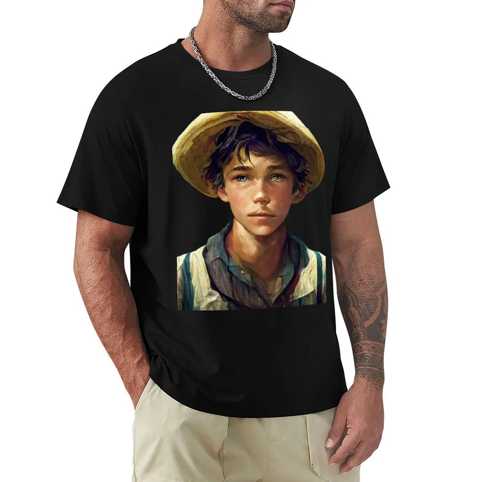 

Huckleberry Finn T-Shirt Sports Basic Short Sleeve T-Shirt