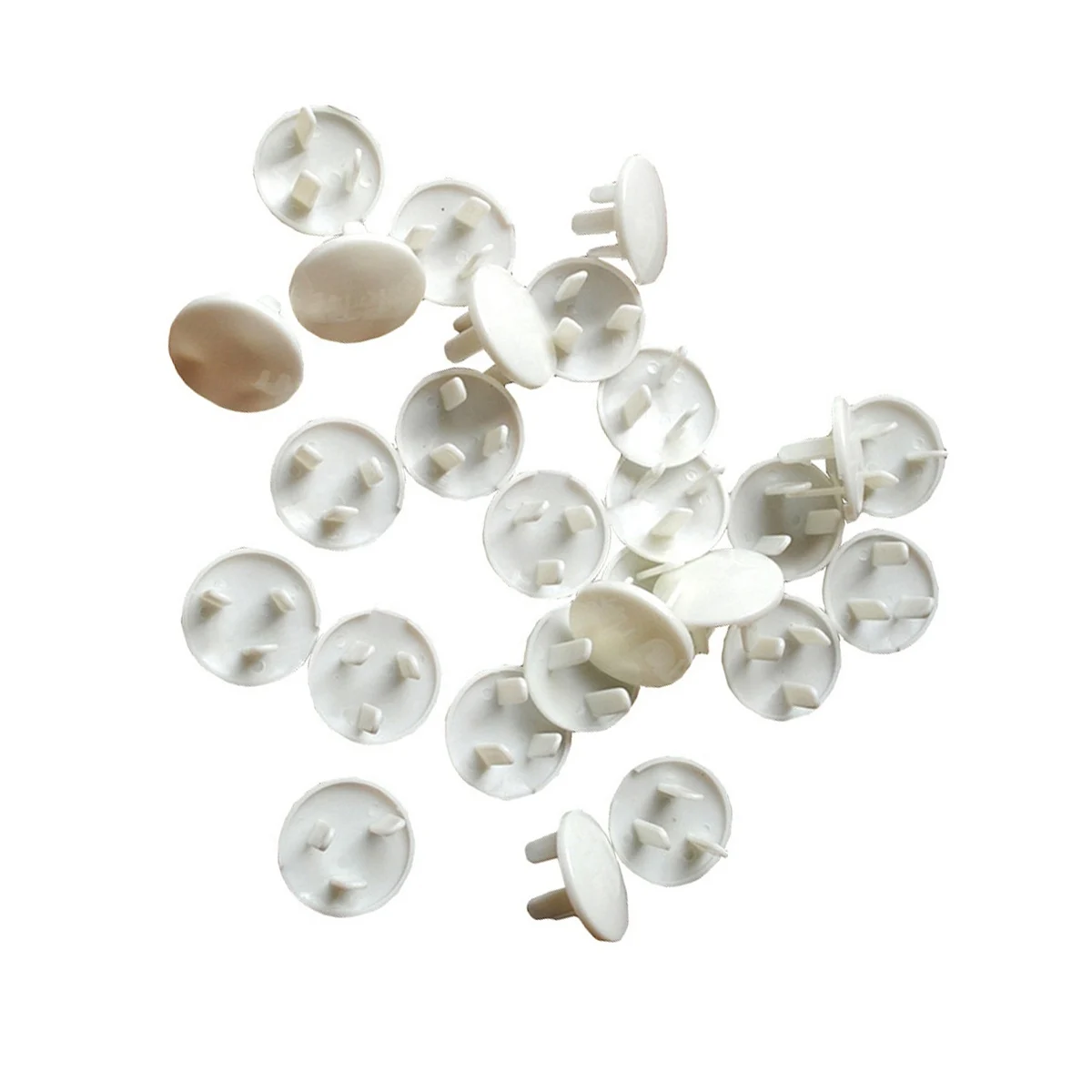 

10 Pcs Socket Covers Child Safety White Kids Outlet Protectors Baby Proofing Shock Proof Dust Moisture Insulating ABS Durability
