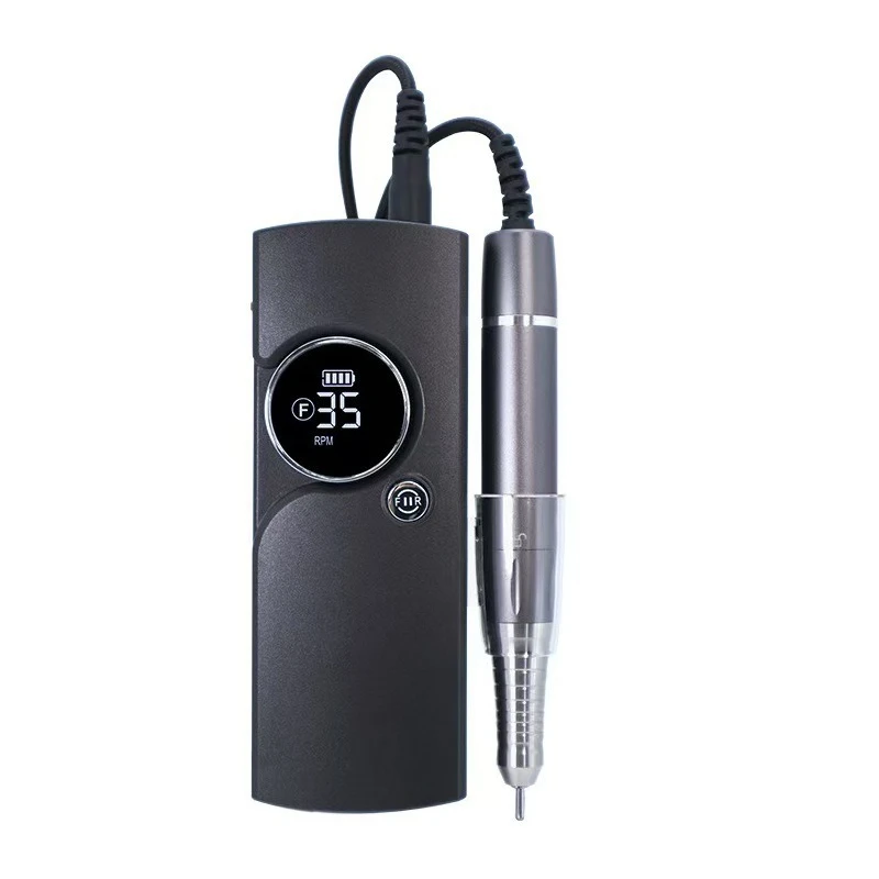 Quiet Portable Brushless Nail Drill Machine, Home & Professional Use, Electric Nail Grinder for Nail Shaping and Gel Removal
