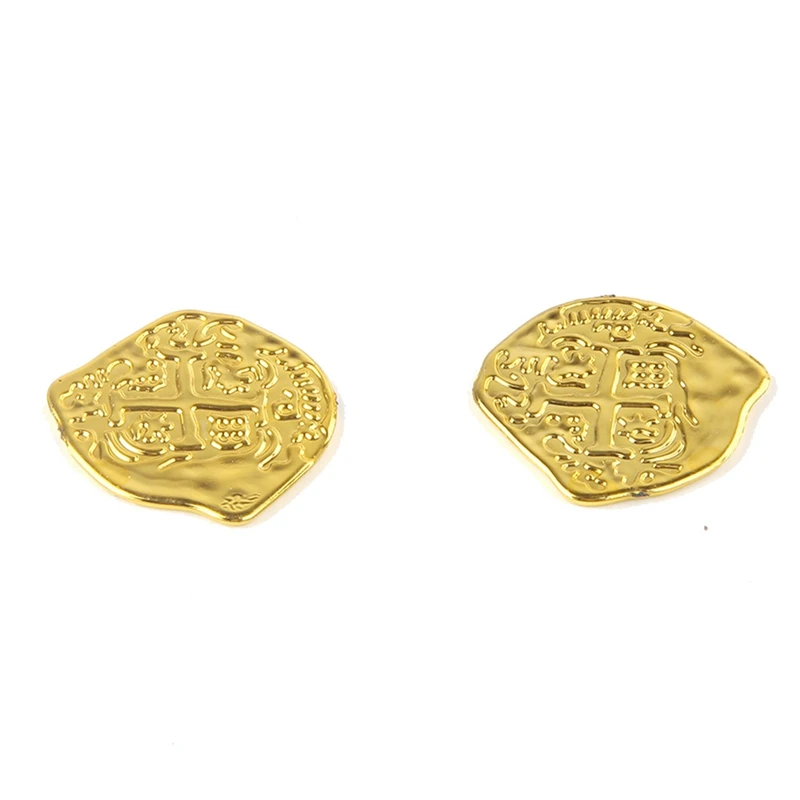 1200 Pcs Plastic Gold Coins Pirate Coins Kids Play Coins For Pirate Party Treasure Chest Games Tokens Toys Cosplay