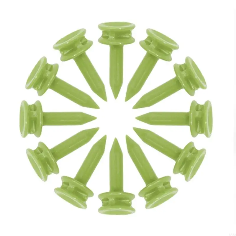 Description Picture 3 of item652D 100Pcs 25mm Plastic Castles Golf Tees Sport Double Deck Golf Tees Replacement Short Golf Tees for Golfers Easy to Use