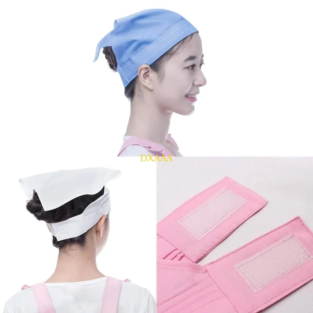 DXAA Lightweight And Airy Servers Bandana Cotton Headwear Breathable Kitchen Headgear For Comfortable Wear