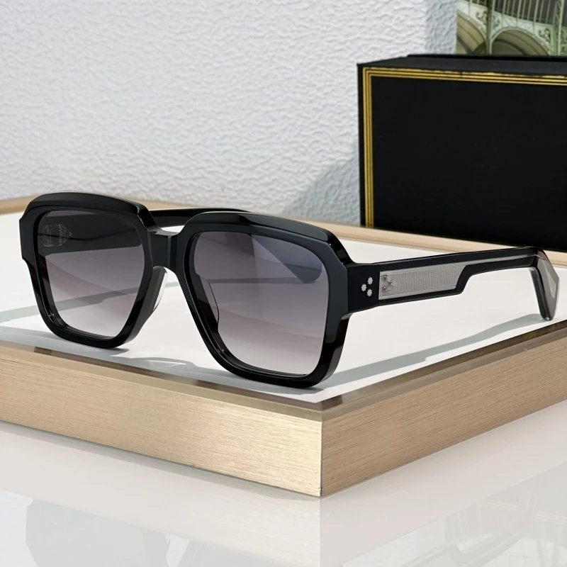 

ALFRED Sunglasses For Men Women Pilot Thick Acetate Vintage Retro Fashion Outdoor Eyewear Vintage Female Retro Shades