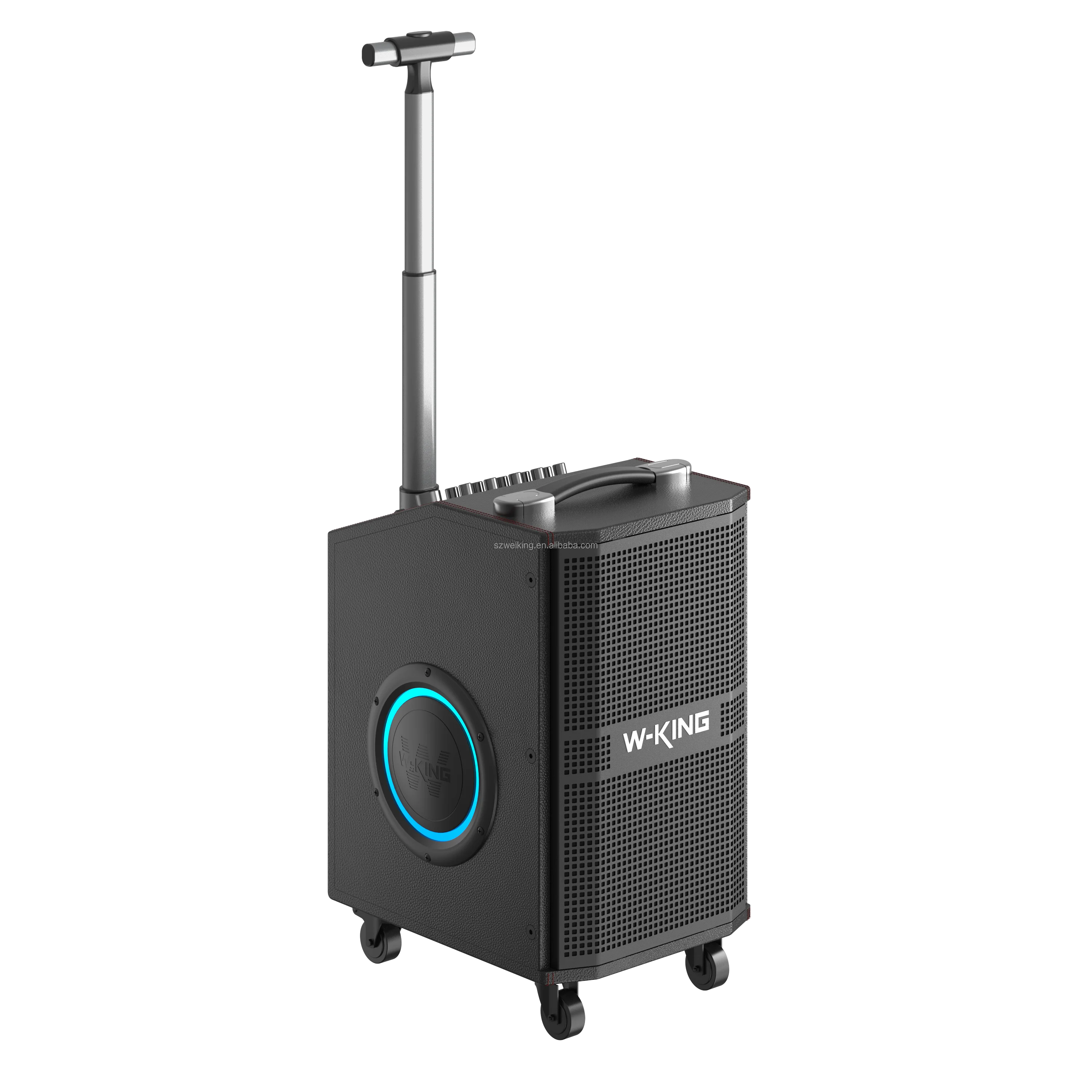 

Беспроводная портативная Bluetooth-колонка W-King K21SE 120 Вт с 10-часовым временем работы, RGB-подсветкой для вечеринок и глубокими басами