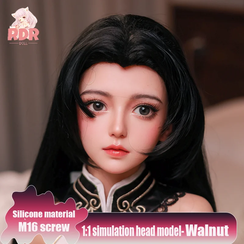 

RDR- 1:1 Silicone Head model simulation - Walnut/With M16 screw connection port/Transplantable/replaceable accessory model