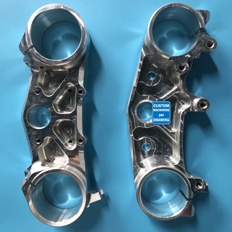 قطع غيار الآلات التحكم العددي الألومنيوم دراجة نارية 125cc 250cc على الطرق الوعرة مركبة ترايدنت شجرة المشبك قضيب التوجيه المقود ris #1