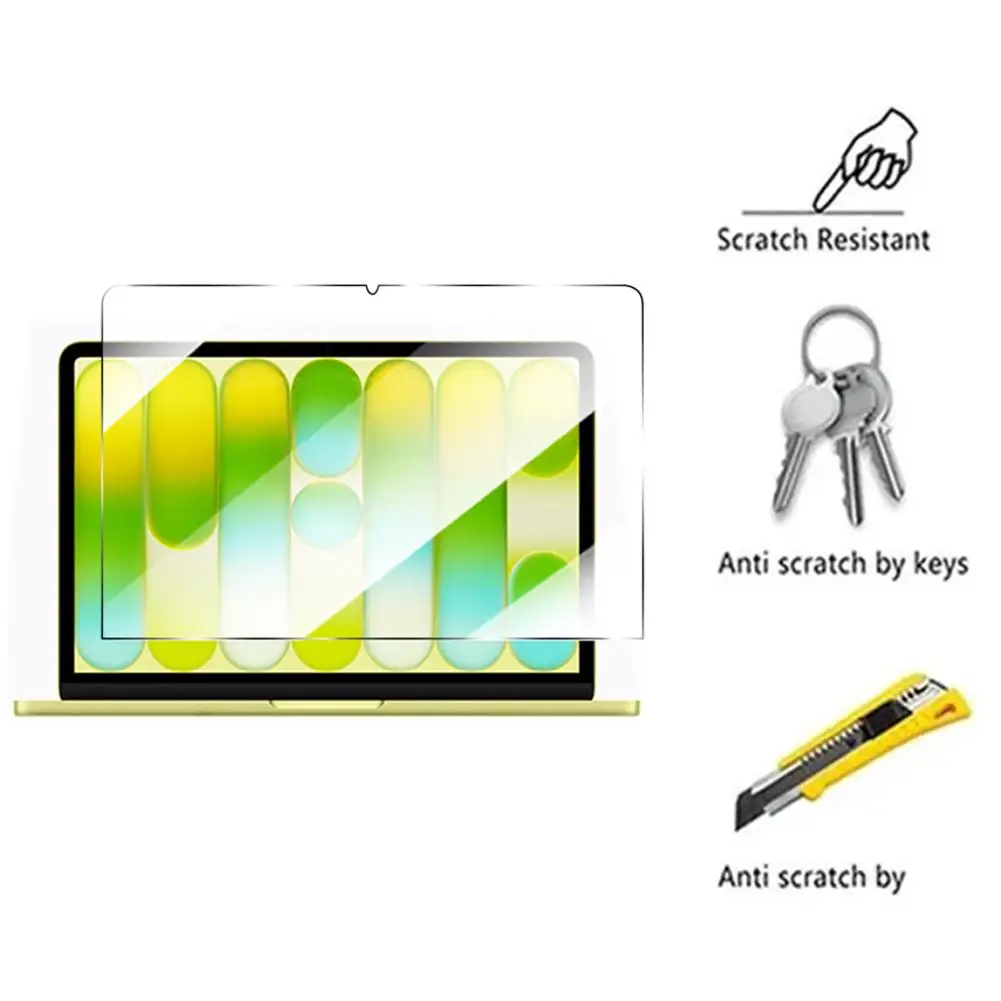 Screen Protector For 13Inch Neo 2026 Released Model A3404 A3405 0.3MM 2.5D Arc Edge Clear Tempered Glass Scratch-Proof