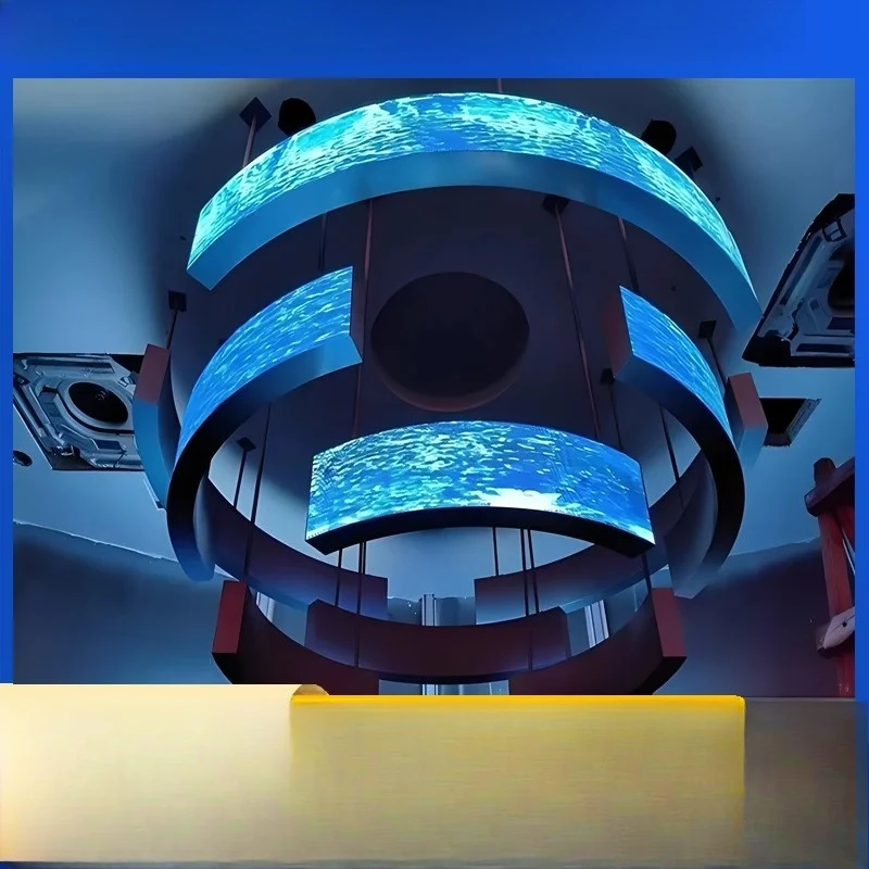 32 16 cm P2 Flexible Indoor Full-Color LED Display Soft Module for Conference Room Mall Bar and Electronic Signage Screen
