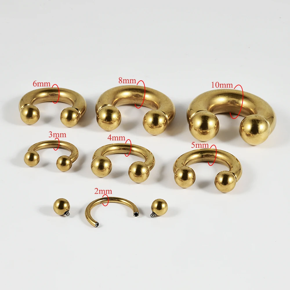 Dreamlee 1Pc 00G-10G wieszak na ciężarki do uszu okrągłe sztanga zatyczki tunelowe nosze Expander przegroda Piercing biżuteria do ciała — zdjęcie 5