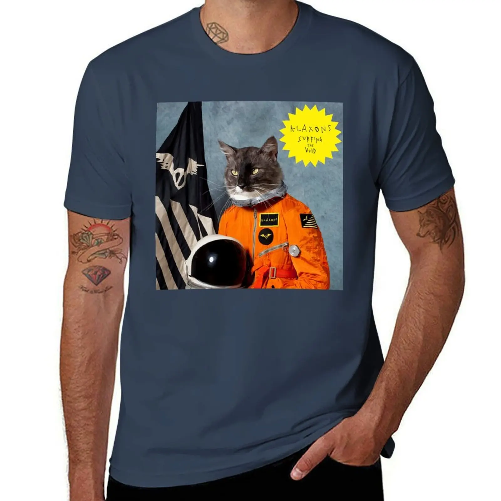 Surfing the Void T-Shirt Urban Style Casual Short Sleeve Top
