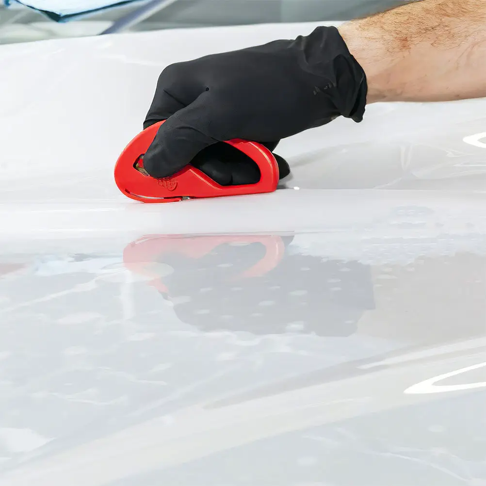 2Pcs Car Paint Protection Film Clear Vinyl Wrap for Door Handles Scratch Chip Guard Auto Protective Cap Liner Vehicle Wrap