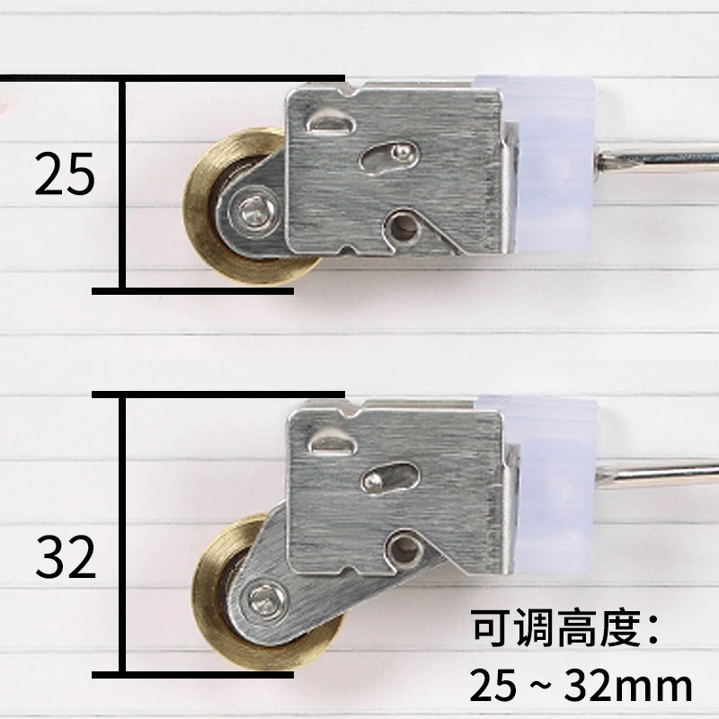 

2 шт. оконный ролик из нержавеющей стали, двухтактный перевод из алюминиевого сплава, стекло, пластиковый стальной подшипник для дверей и окон, медный шкив