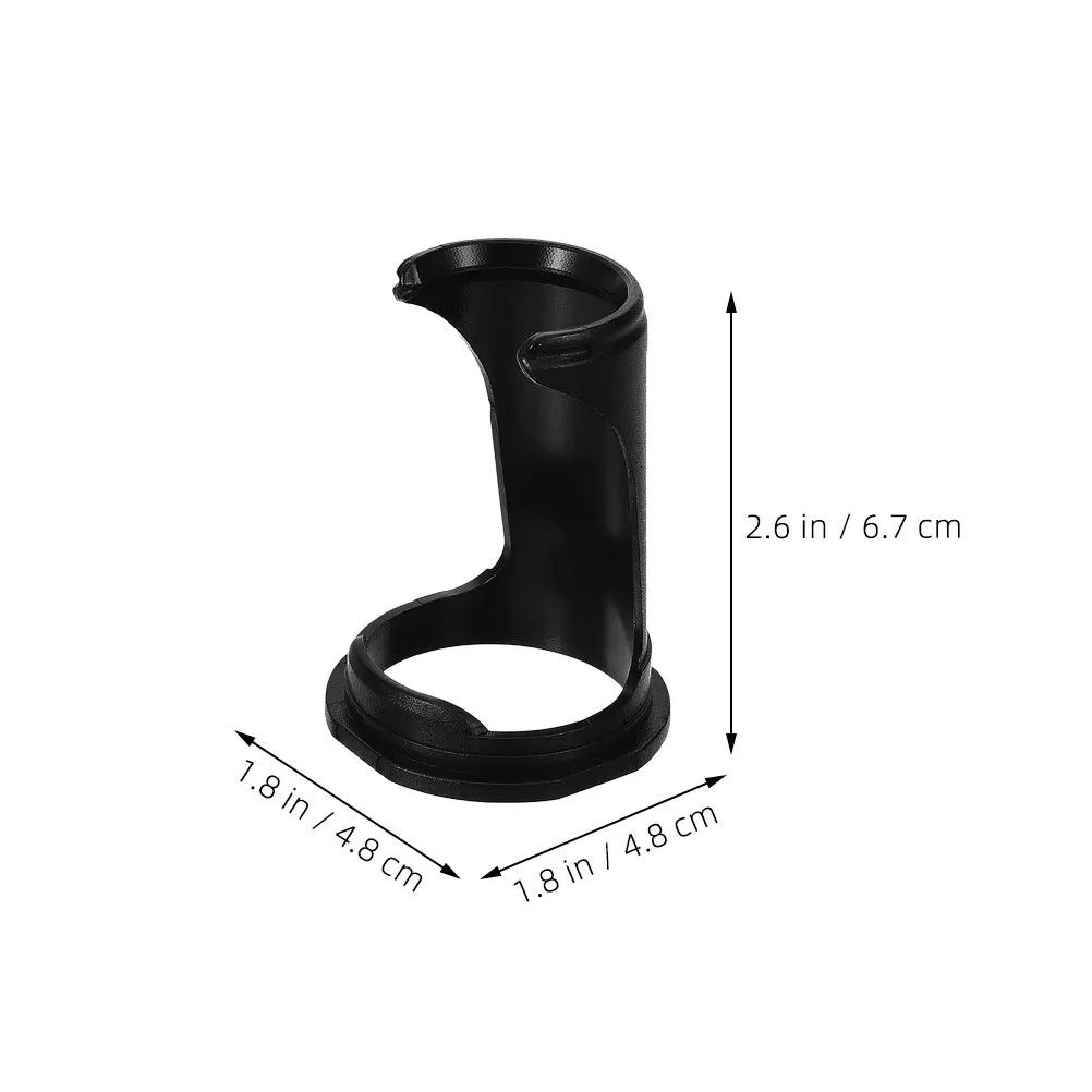 2 قطعة حامل فرشاة اللحية أسود محمول فرشاة الحلاقة حامل تخزين الرف أداة التهيأ تجفيف عرض المنظم للرجال الحلاقة #4