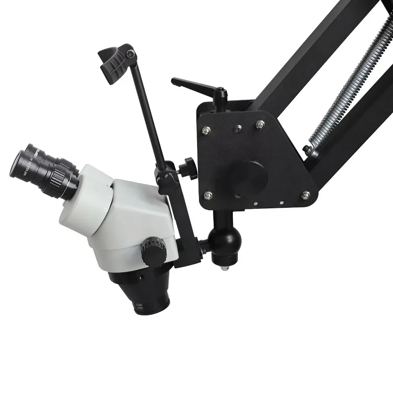 Multi-Directional Micro-Setting Microscope 7X-45X with Spring Bracket Micro Inlaid Mirror Gem Setting Machine Stand