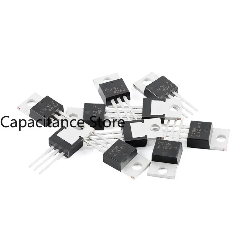 10PCS Genuine LM317 TO-220 40V 1.5A Three Terminal Positive Voltage Regulator