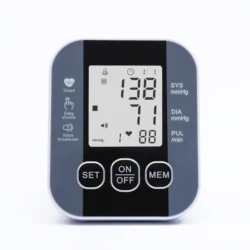 2 User Digital Upper Arm Tonometer Household Blood Pressure Monitor Heart Rate Sphygmomanometer Tensiometers Meter Cuff Adult 32