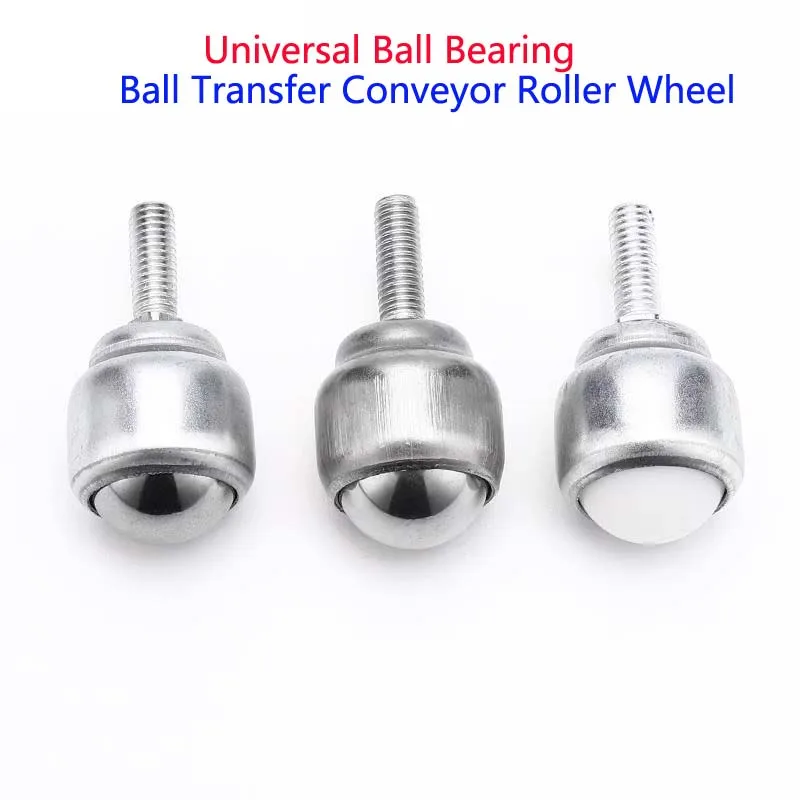 Carbon Steel/Nylon Ball Transfer Conveyor Roller Wheel Universal Ball Bearing Bullseye Wheel Ball CY-12D CY-19D CY-25D CY-25F