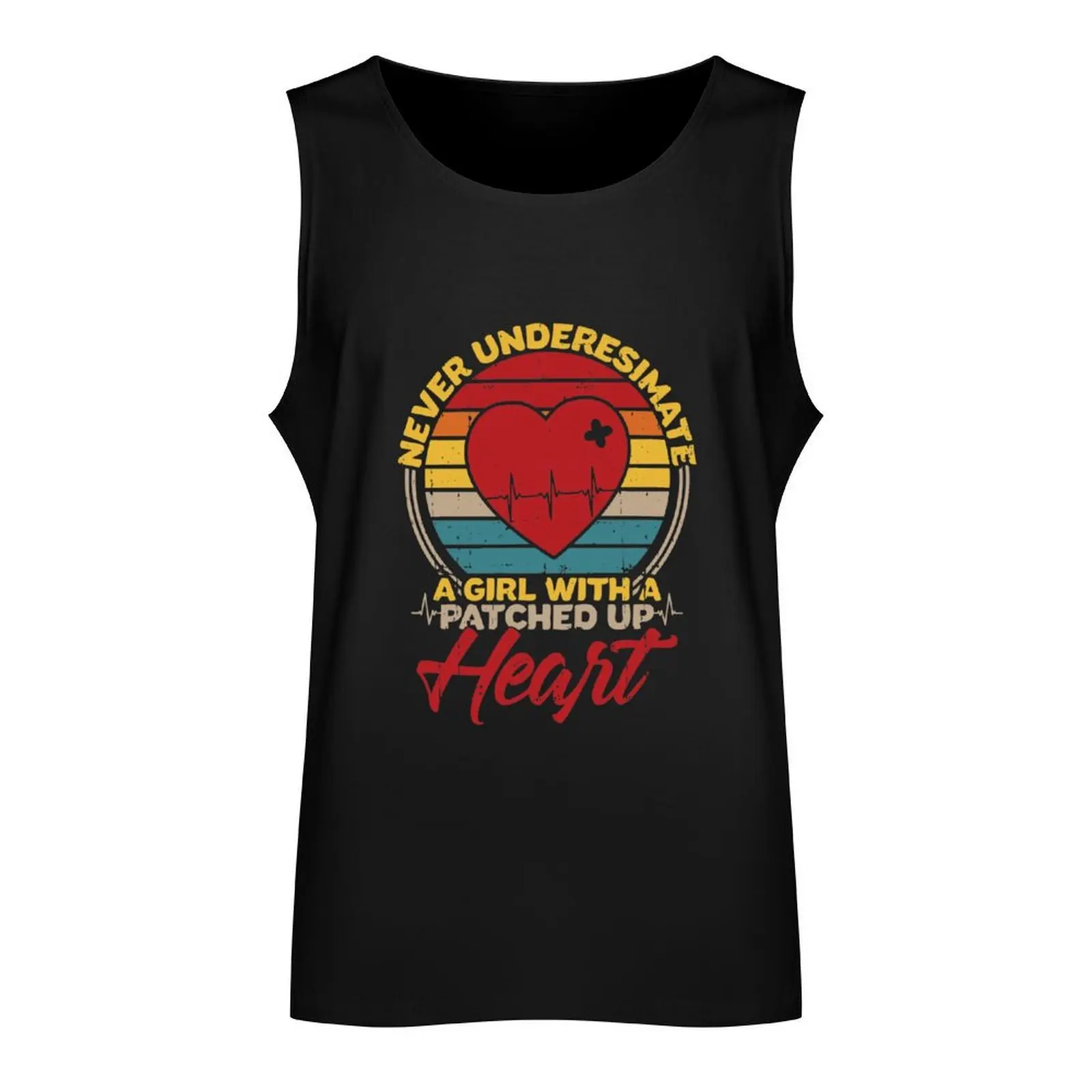 Bypass Surgery Open Heart Surgery Survivor Recovery Women Tank Top Vest male singlet for men Sleeveless T-shirt Vests