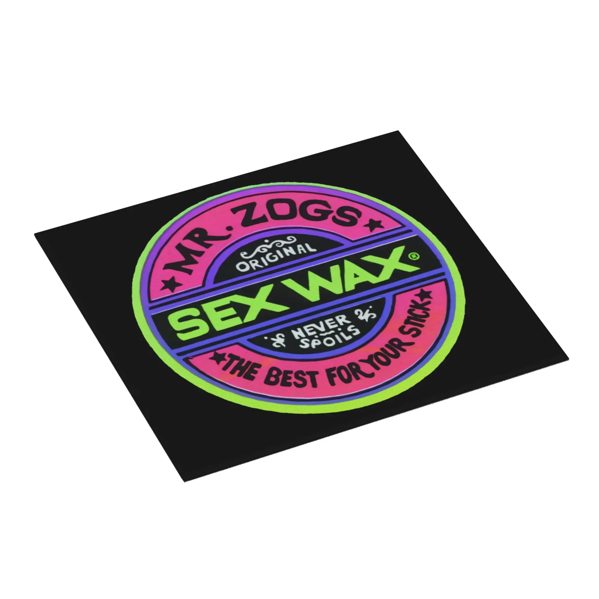 Mr Zogs Surfing Non Slip Kitchen Counter Protector Mat Barware Tableware Reusable Sex Wax Logo  Bathroom Drying Mat For Kitchen
