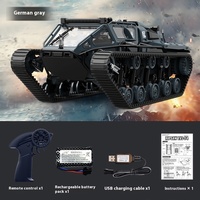 Hot JJRC RC C8812 Led Light Full Scale Tracked Tank Simulation Model Toy 2.4g Wireless Remote Control Car Model Drift Boys Gifts