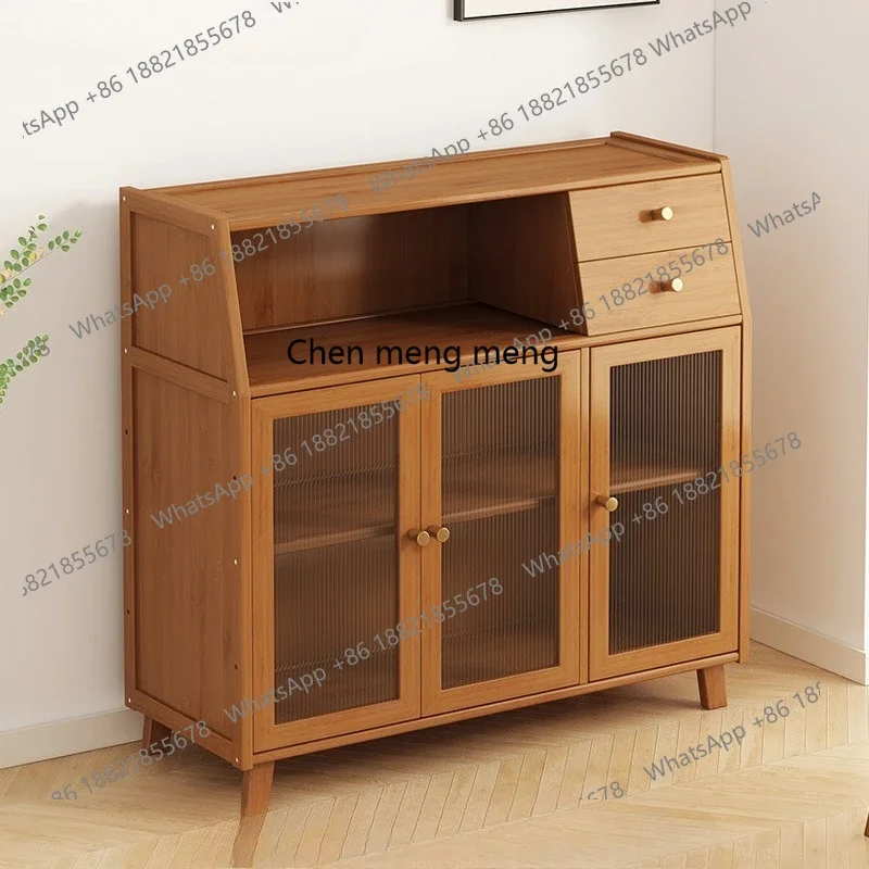 D80 Sideboard Storage Cabinet for Home Use, Narrow Cabinet for Kitchen, Non-Solid Wood, Living Room Storage, Small Kitchen Cabin