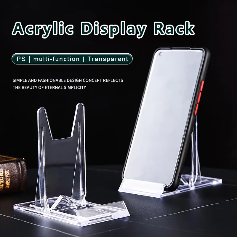 1/2/5Pcs Adjustable Plastic Display Rack for Photo Frame Easel Plate Bracket Mobile Phone Holder Business Card Storage Rack