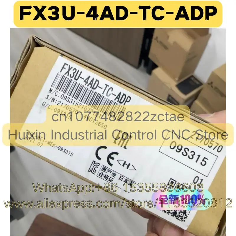 Brand New FX3U-4AD-TC-ADP FX3U 4AD TC ADP PLC Expansion Module