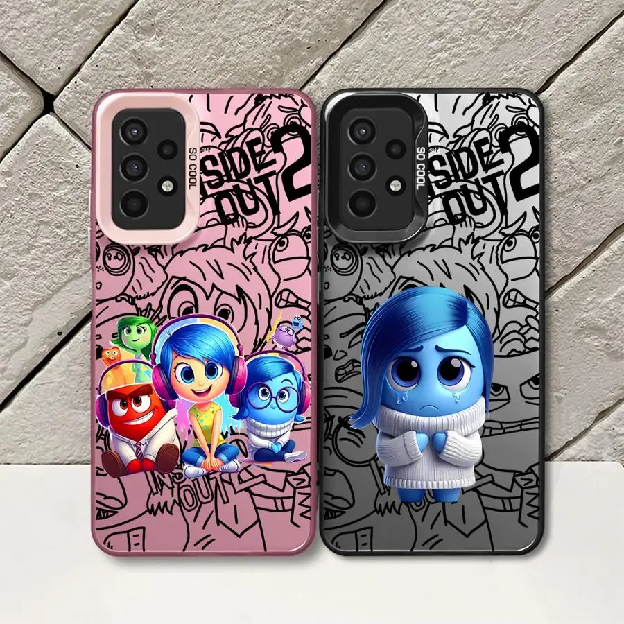 Disney Inside Out Phone Case for Galaxy A15 A52 A72 4G 5G A25 A52s A53 A54 A55 A73 5G A51 4G bag