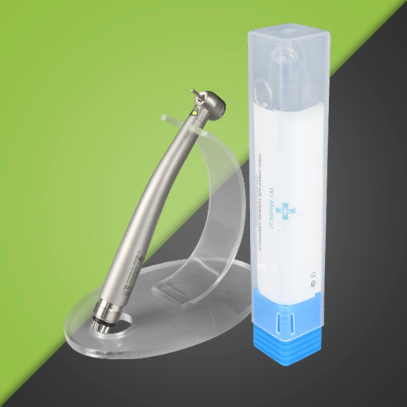 Dental-LED-Hochgeschwindigkeits-Handstück mit E-Generator, Rotations-Turbine, Druckknopf und dreifachem Wasserspray für Zahnärzte – Detail 2