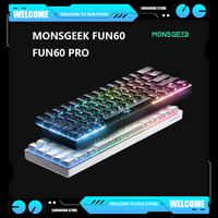 Monsgeek FUN60/FUN60 Pro TMR Dual 8K Magnetic Switch Mechanical Keyboards Return Customized Gaming Keyboard PC E-sports Gifts