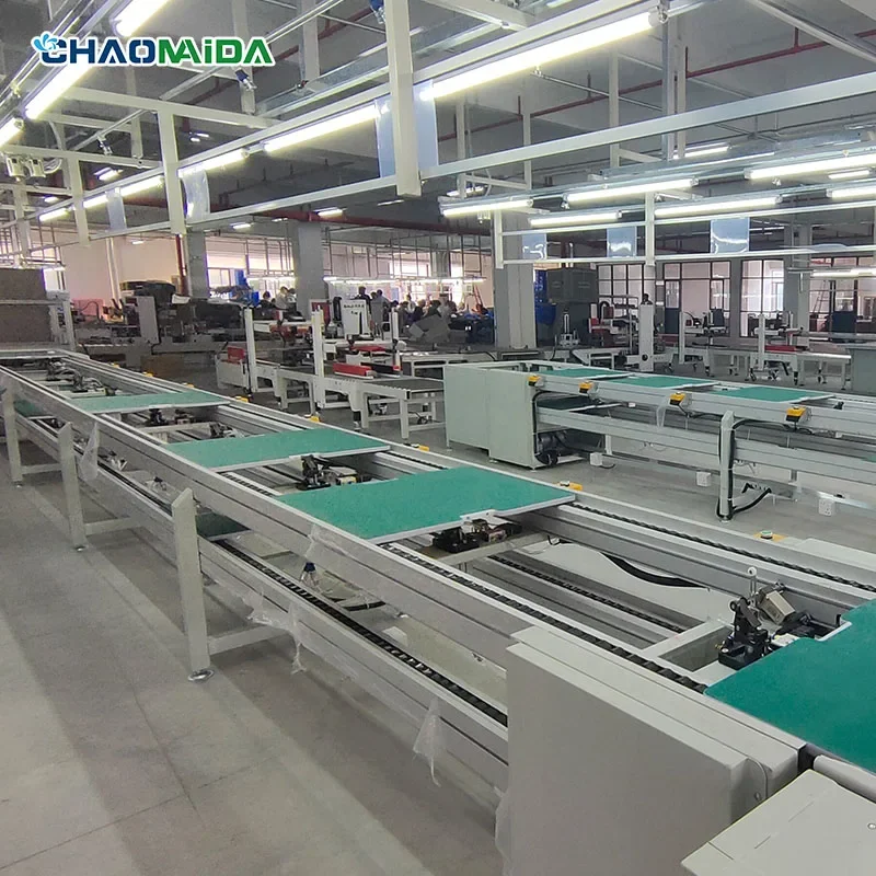 Double speed chain conveyor line industrial automation equipment assembly line