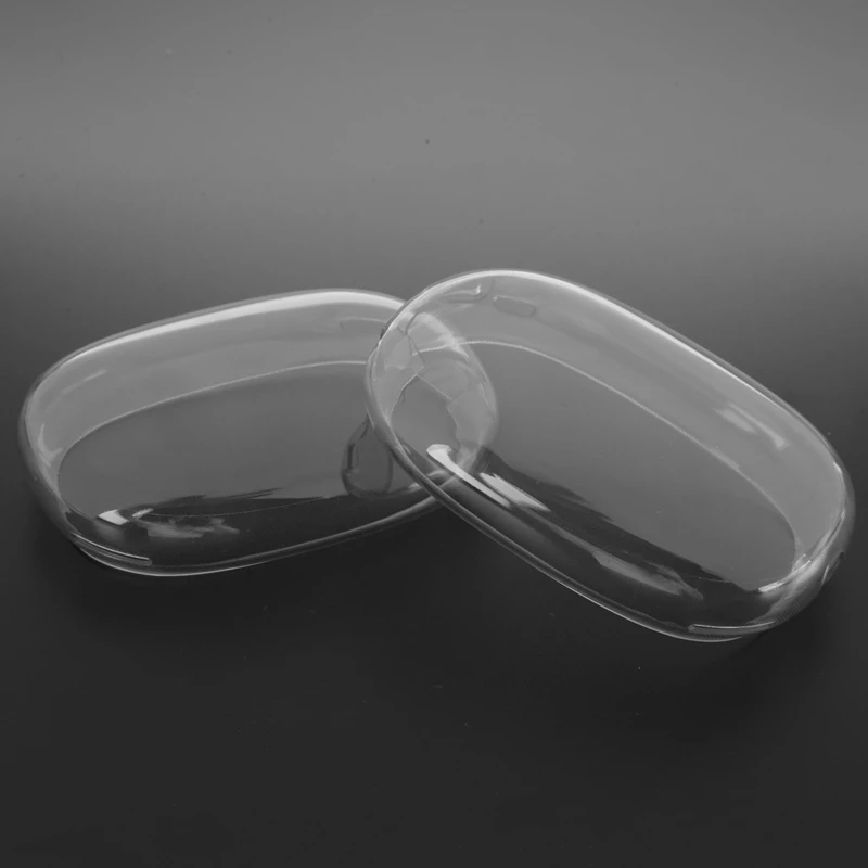 RISE-2Pcs Soft Anti-Scratch Transparent Cover For  Max TPU Wireless Shockproof Headphones Case Sleeve