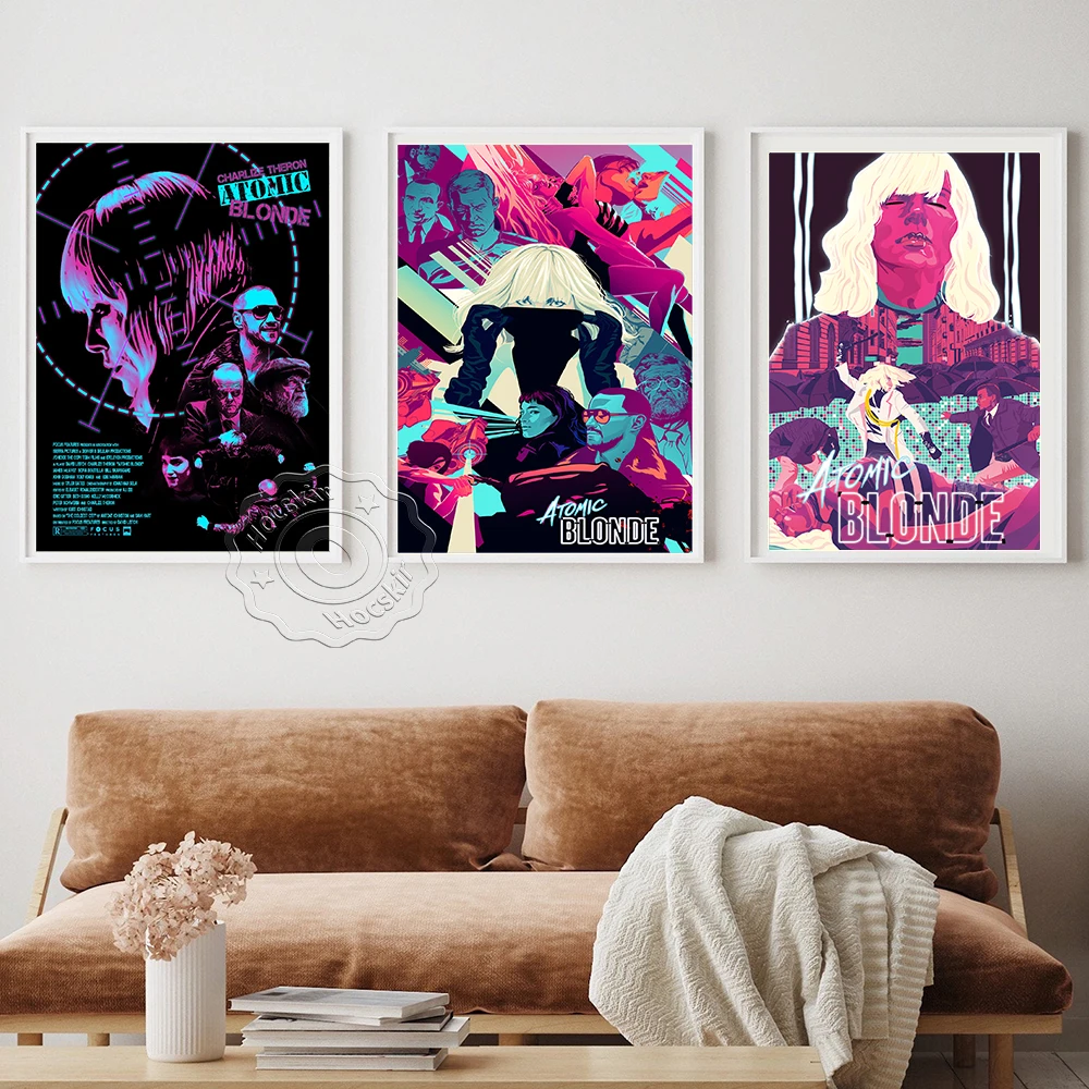 الذرية شقراء الإثارة الفيلم المشارك فيلم يطبع صور الحديثة الرسم على لوحات القماش الجدارية غرفة ديكور المنزل هدية