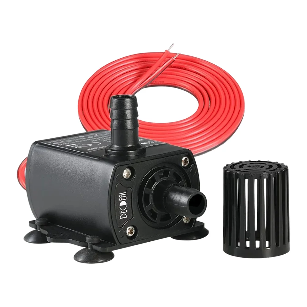 DC12V Solar Water Pump 280L/H Brushless Submersible Circulation Pump For Fountain Aquarium Pond And 5W Cold Water Use System